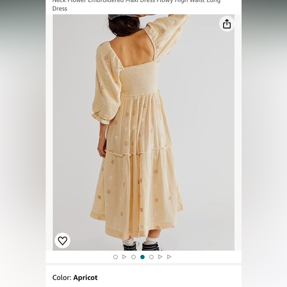 Womens Embroidered dress, worn once. In great condition! Size large! - Picture 2 of 9